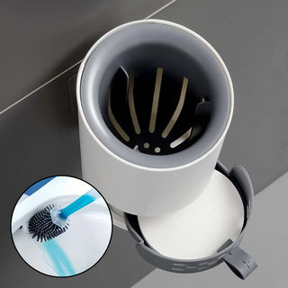 Sakerplus® Silicone Toilet Bowl Cleaning Brush Set