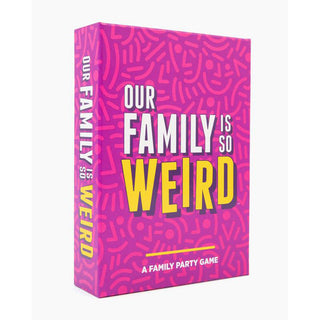 Weird Family Most Likely Card Game for Teens and Adults, Funny Party Game for Family Game Night, 3+ Players, Includes 150 Prompt Cards, 4 Dry-Erase Boards and Markers, Interactive Voting Game, Icebreaker Game, Storytelling and Conversation Game, Great for Friends and Family Gatherings, Birthday and Holiday Entertainment, Unique Most Likely Challenge, Hilarious Group Game, Easy Setup Card Game, Social Party Game for Big Groups, Engaging and Fun, Portable Travel-Friendly Game, Memorable Moments, En