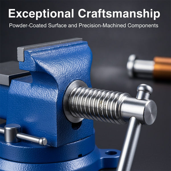 Sakerplus® Heavy Duty Swivel Base Bench Vise