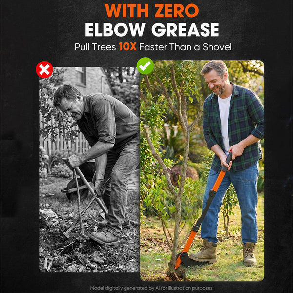 Sakerplus® Heavy Duty Tree Root Puller