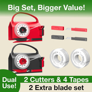 Sakerplus Wrapping Paper Cutter And Dispenser Set