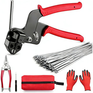 Sakerplus® Heavy Duty Stainless Steel Tie Gun Kit
