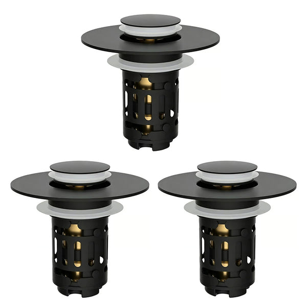 Sakerplus® 3-In-1 Pop-Up Sink Drain Strainer