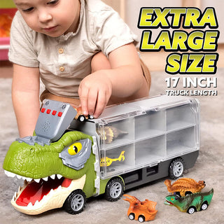 Sakerplus Dinosaur Transport Carrier Truck Set