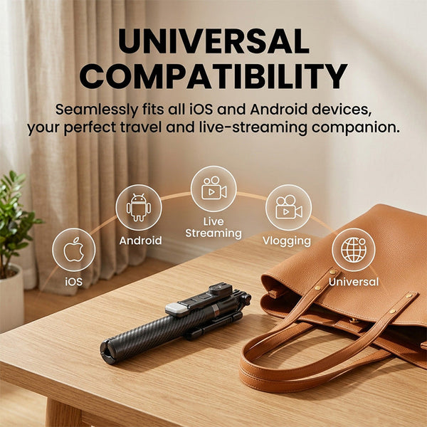 Sakerplus® Portable Extendable Phone Tripod Selfie Stick