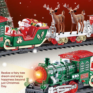 Sakerplus Christmas Tree Train Set Toy
