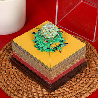 Sakerplus® 3D Paper Sculpture Desk Calendar