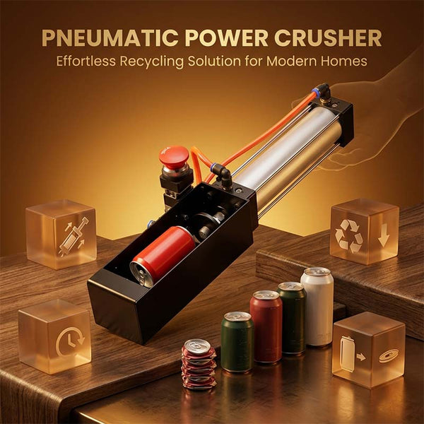 Sakerplus® Pneumatic Heavy Duty Can Crusher