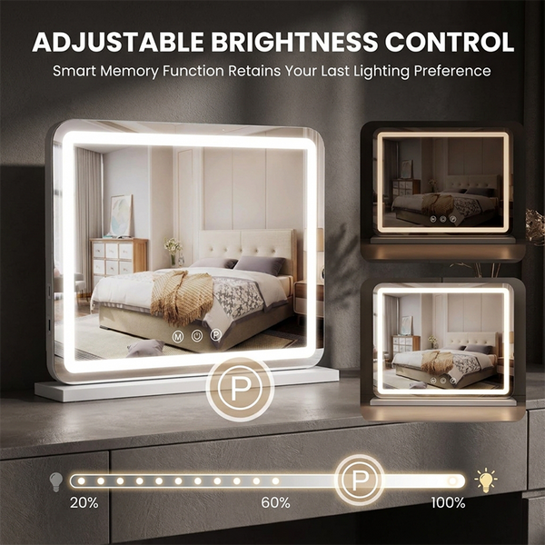 Sakerplus® Large LED Vanity Mirror With Lights