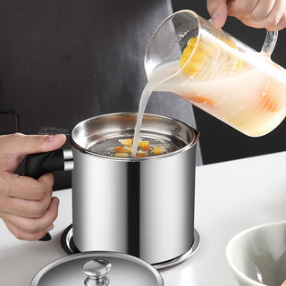 Sakerplus® Stainless Steel Oil Pot with Filter