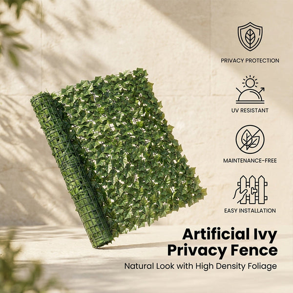 Sakerplus® Artificial Greenery Privacy Fence Screen