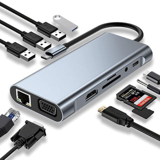 Sakerplus® 11 In 1 USB C Hub
