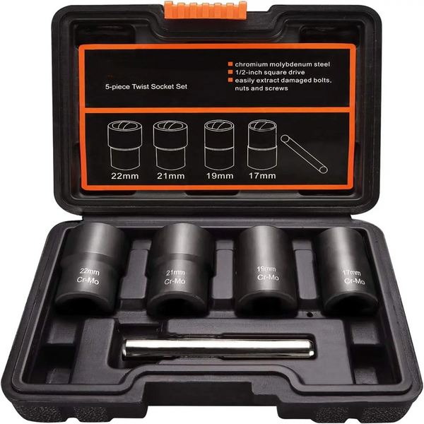 Sakerplus® Damaged Lug Nut Extractor Set