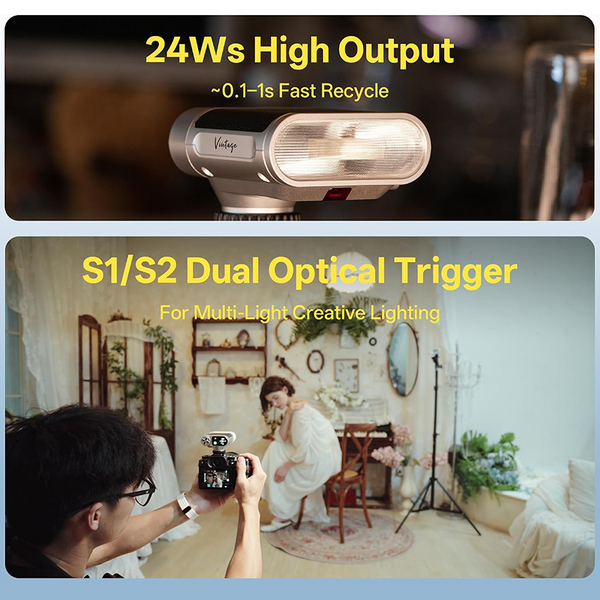 Sakerplus® Vintage Z1 Pro TTL Mini Flash For Cameras