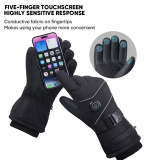Sakerplus® Waterproof & Windproof Rechargeable Heated Gloves