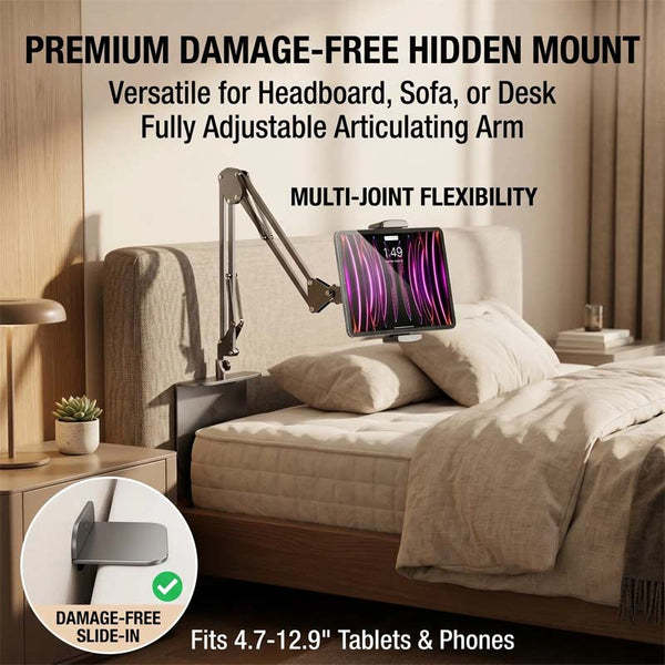 Sakerplus® Bed Overhead Phone Tablet Stand Holder