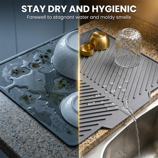 Sakerplus® Dish Drying Silicone Drain Mat