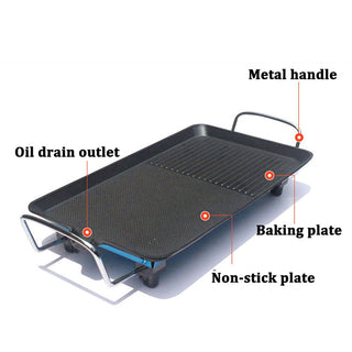 Sakerplus Stainless Steel Electric Cooking Griddle
