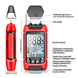 Sakerplus Rechargeable Pinless Moisture Detector