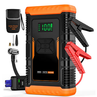 Sakerplus® Compact Car Jump Starter With Air Compressor