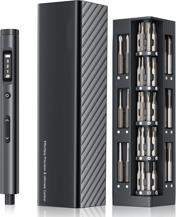 Juego de destornilladores de precisión con puntas magnéticas Sakerplus® 57 en 1