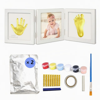 Sakerplus® Baby Handprint Footprint Frame Kit