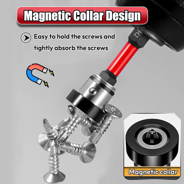 Sakerplus® Drywall Screw Setter Magnetic PH2 Bits
