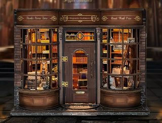 Sakerplus® 3D Wooden Book Nook Diorama Kit