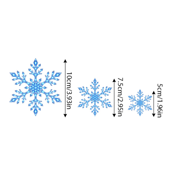 Sakerplus® LED Snowflake Wall Decoration Light Set