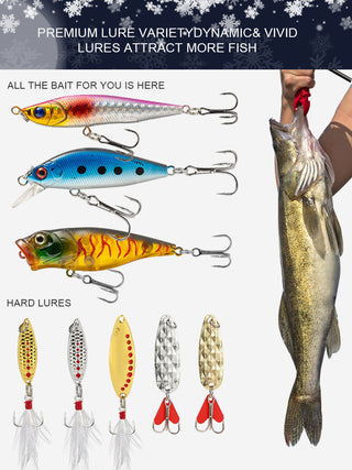 Sakerplus® Fishing Lures Advent Calendar 2025 Set
