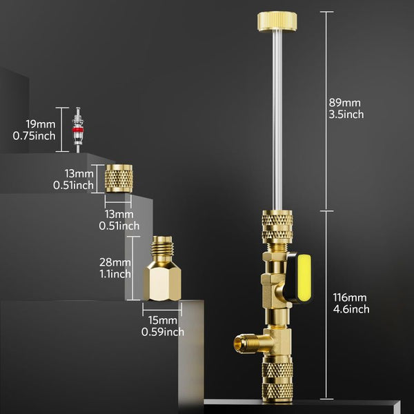 Sakerplus® AC Valve Core Remover Installer Tool