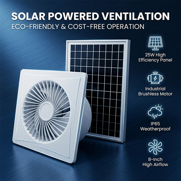 Sakerplus® High Velocity Solar Ventilation Fan