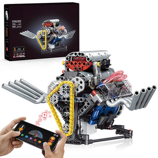 Sakerplus® V8 Working Car Engine Kit