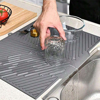 Sakerplus® Dish Drying Silicone Drain Mat