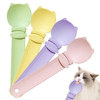 Sakerplus® Cat Treat Squeeze Feeding Spoon
