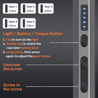 Sakerplus® Mini Electric Screwdriver Set