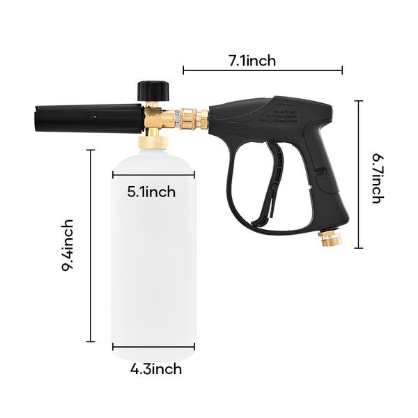 Accesorio de conector doble para cañón de espuma Saker®