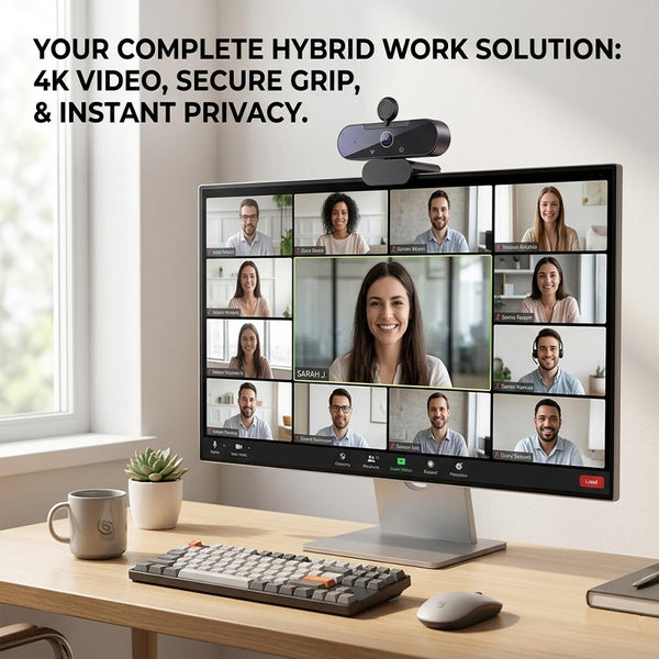 Sakerplus® Ultra HD 4K Webcam With Microphone