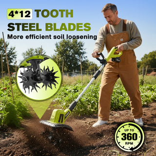 Cultivador eléctrico inalámbrico Saker de 22 V