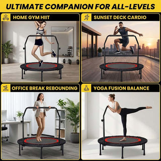 Sakerplus® Foldable Indoor Fitness Exercise Trampoline