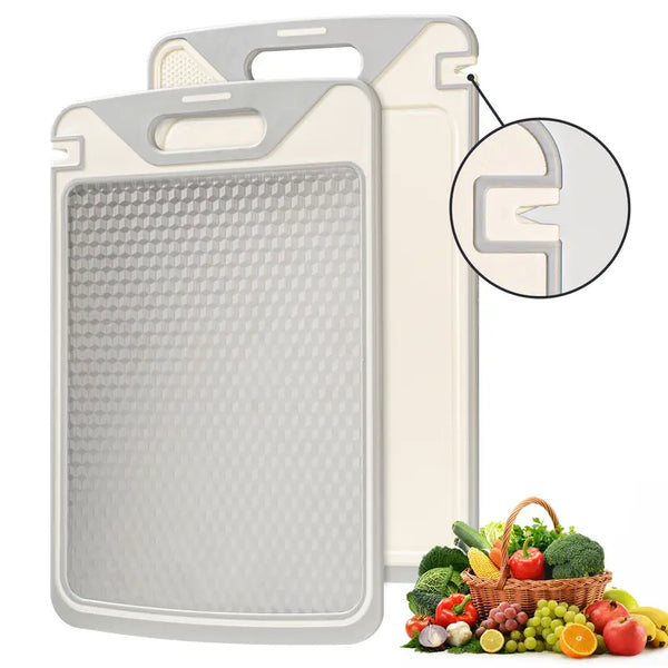 Sakerplus® Double Sided Stainless Steel Cutting Board