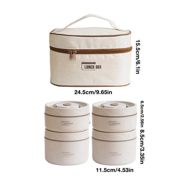 Sakerplus® Insulated Stainless Steel Bento Lunch Box