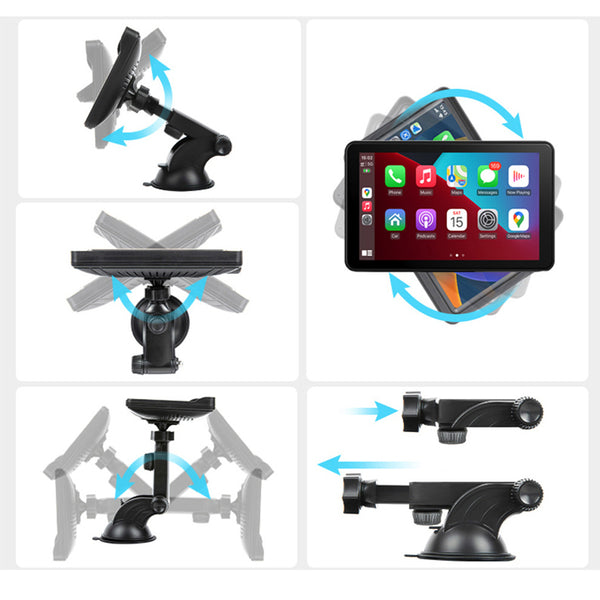 Estéreo portátil con pantalla táctil inalámbrico Sakerplus® CarPlay