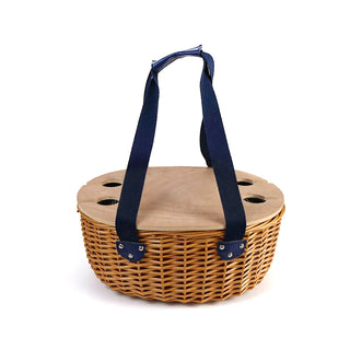 Sakerplus® Picnic Basket With Wine Table