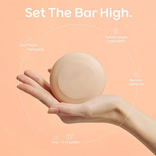 Sakerplus® Castor Oil Solid Shampoo Bar