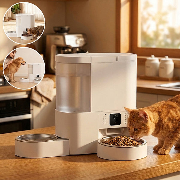 Sakerplus® Smart Automatic Pet Feeder Camera