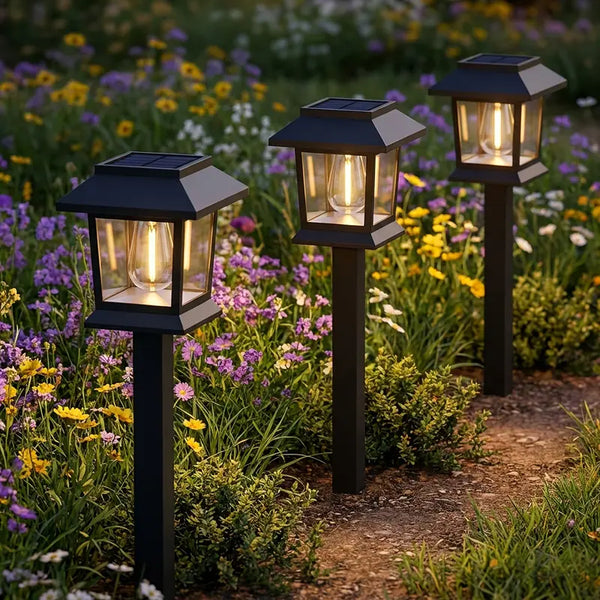 Sakerplus® Waterproof Auto On/Off Solar Pathway Lights