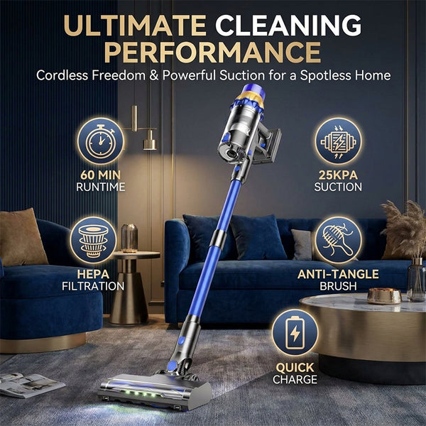 Sakerplus® Rechargeable Cordless Stick Vacuum Cleaner