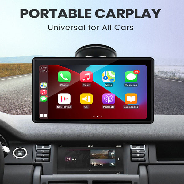 Estéreo portátil con pantalla táctil inalámbrico Sakerplus® CarPlay