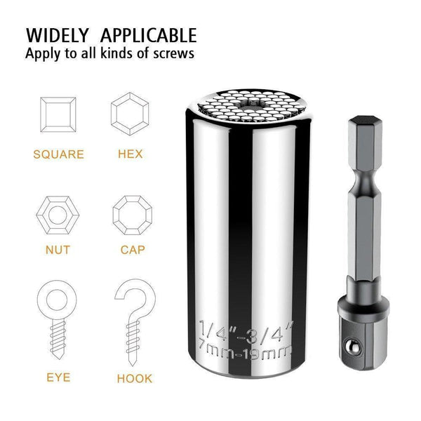 Saker Universal Socket - Unscrew Any bolt